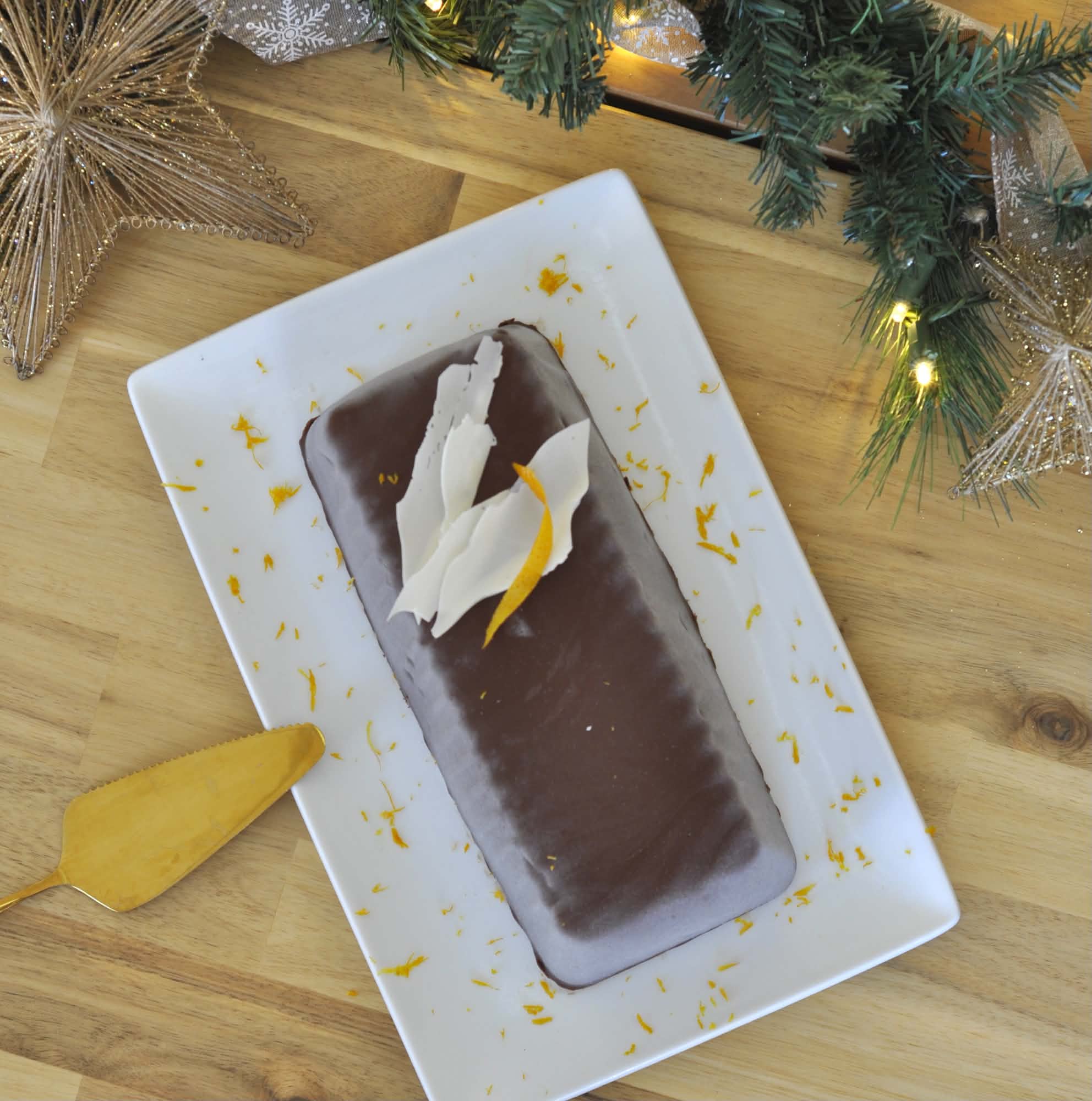 Bûche noel vegan